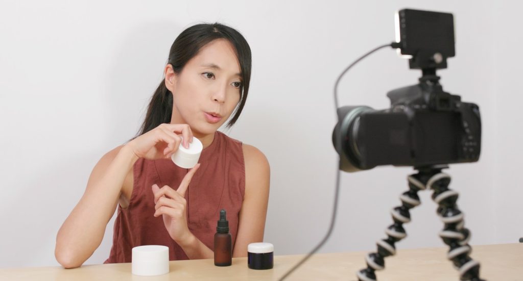 Expert product demo filmed by a professional commercial video production company Sugar Land for social media ads.